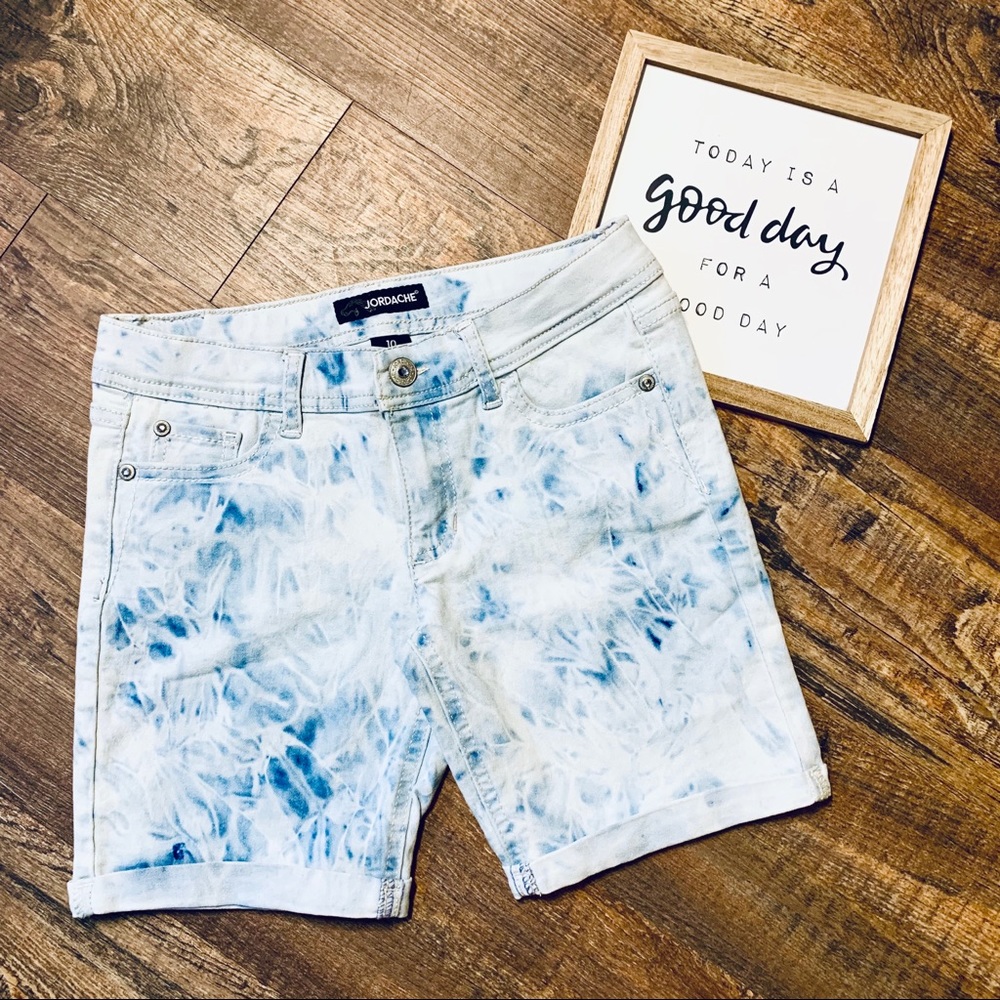 💠 JORDACHE: Demim Tie-Dyed Shorts  💠